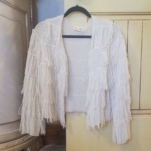 Boho fringe cardi